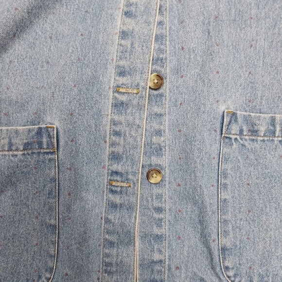 3756 Size 2X Upcycled Cabin Creek Denim Farm Jacket. - Picture 6 of 9